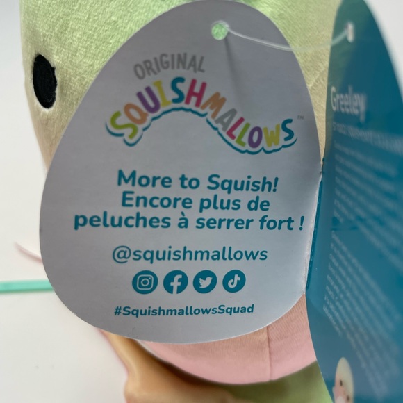 SQUISHMALLOW: ‘Greeley’ the Jellyfish Plush/Stuffed Animal. NEW with Tags - Picture 12 of 13